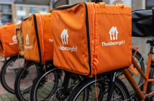Accukluis voor bezorgfietsen