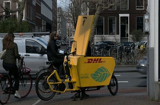 Accukluis voor pakketbezorging